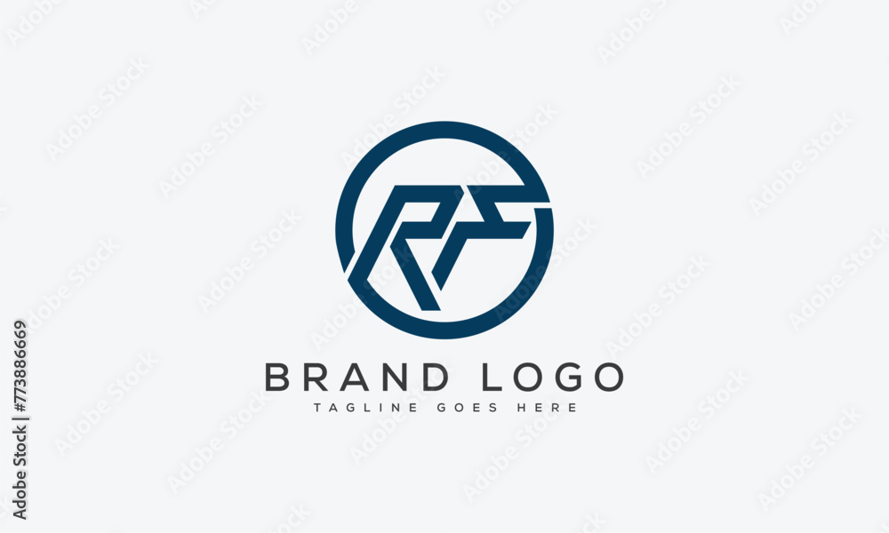 letter RF logo design vector template design for brand letter RF logo design vector template design for brand