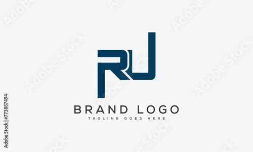 letter RU logo design vector template design for brand