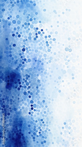 Indigo watercolor abstract halftone background pattern