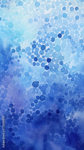 Indigo watercolor abstract halftone background pattern