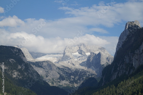 The Dachstein mountain, from the Gosau see