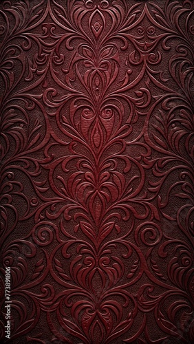 Background imitating soft leather red skin