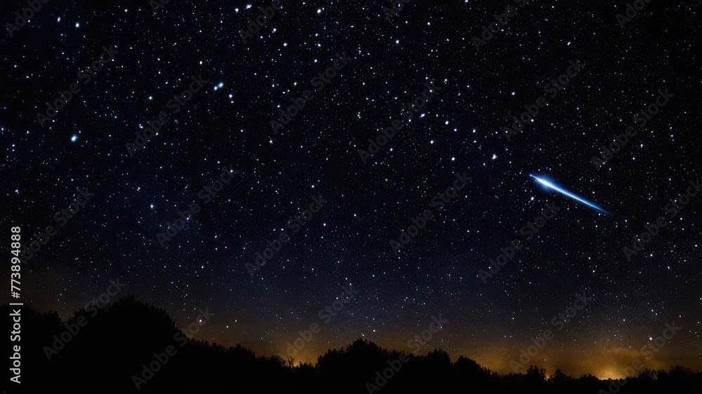 Fototapeta premium Night sky, stars and space.