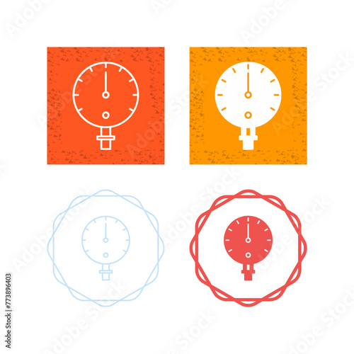 Manometer Vector Icon
