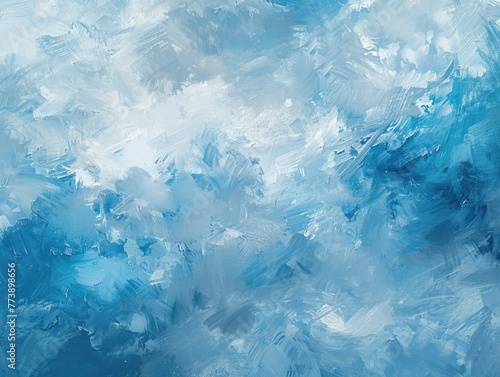 Painted Texture Background. Light Blue Abstract Artistic Background