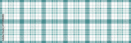 Ribbon textile seamless check, panel fabric plaid vector. Plank background tartan texture pattern in snow and cadet blue colors.