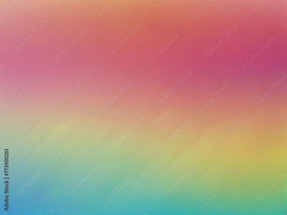 Smooth and blurry colorful gradient mesh background. Vector illustration with bright rainbow colors