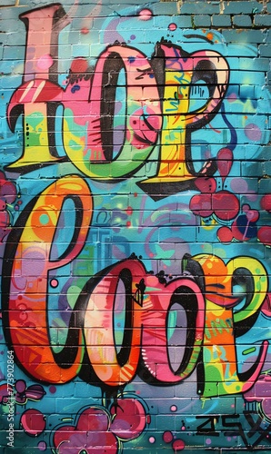 Colorful Graffiti Wall Art Top Pop Art Monthly Event Generative AI