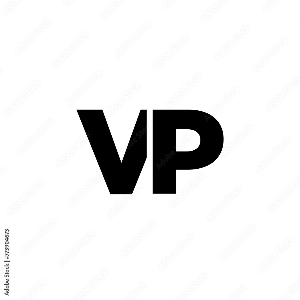 Letter V and P, VP logo design template. Minimal monogram initial based logotype. Letter V and P, VP logo design template. Minimal monogram initial based logotype.