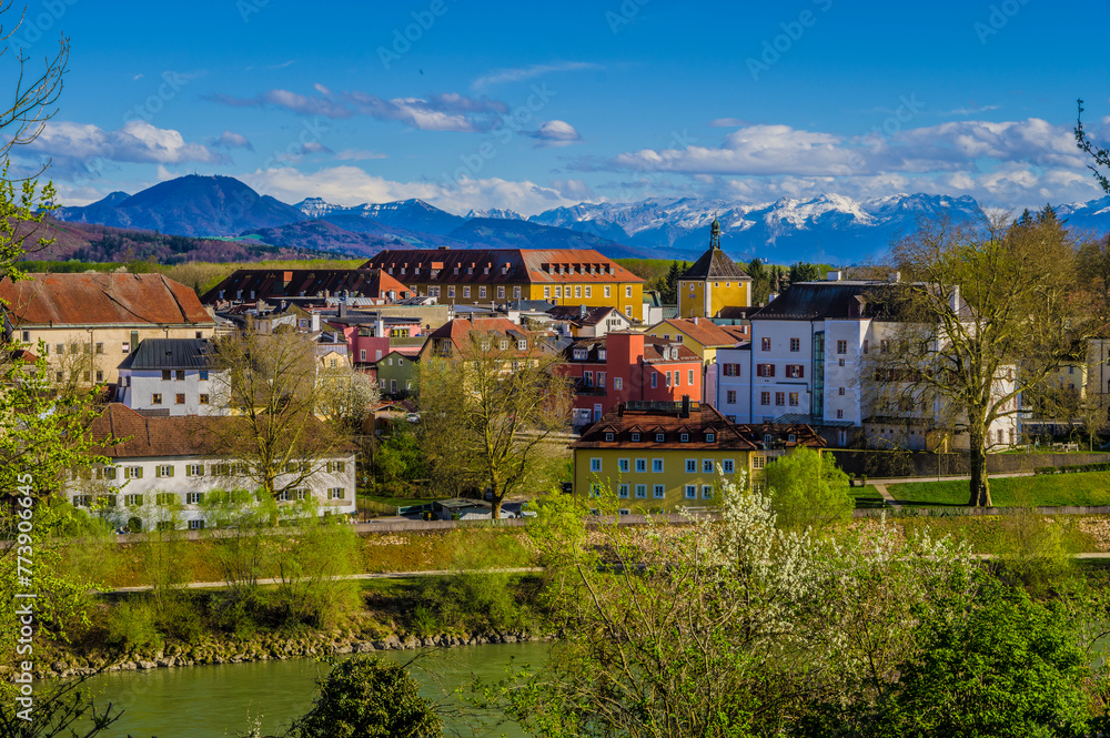 Blick auf Laufen Altstadt Blick auf Laufen Altstadt