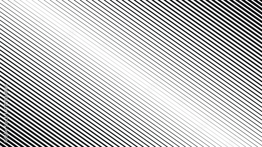 Black diagonal line striped Background. Vector parallel slanting, oblique lines texture for fabric style - obrazy, fototapety, plakaty 