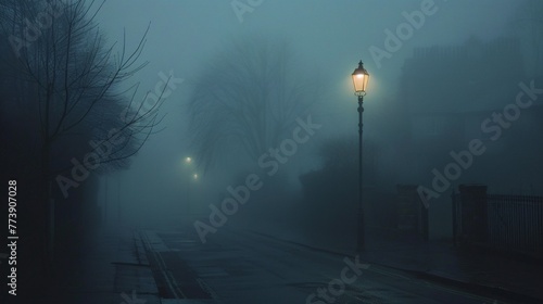 Foggy Night in the City A Glimpse of the Past Generative AI © Bipul Kumar