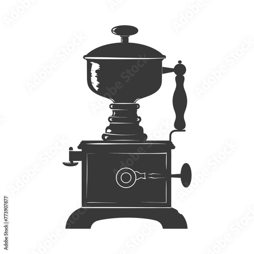 silhouette coffee grinder black color only