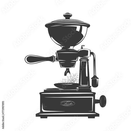 silhouette coffee grinder black color only