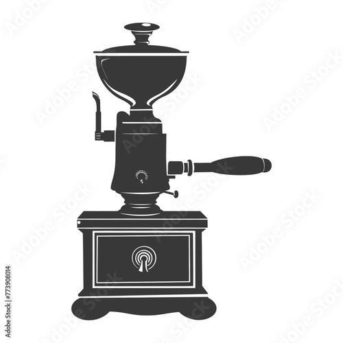 silhouette coffee grinder black color only
