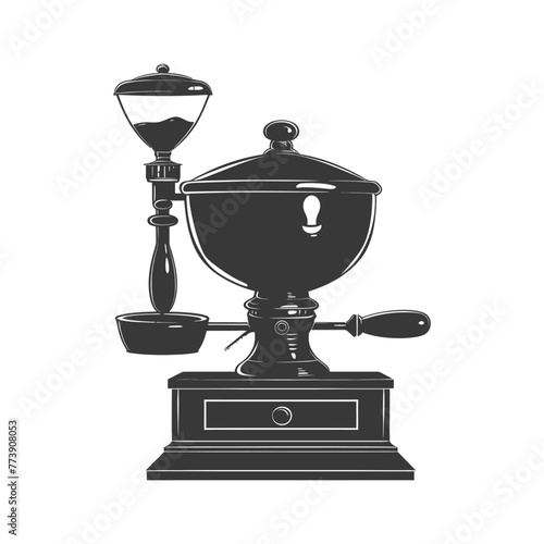 silhouette coffee grinder black color only