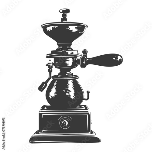 silhouette coffee grinder black color only