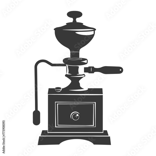 silhouette coffee grinder black color only