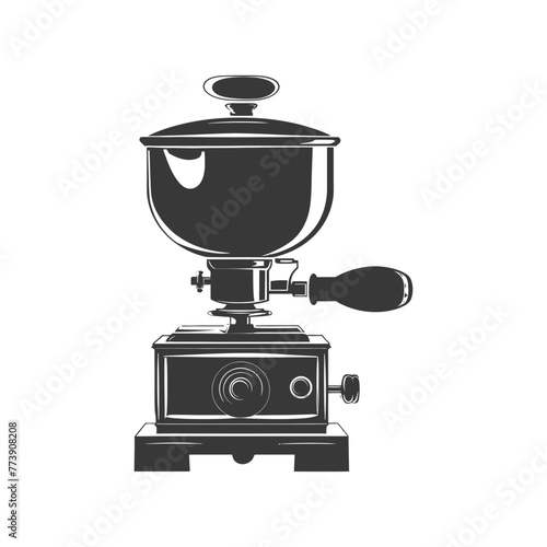 silhouette coffee grinder black color only