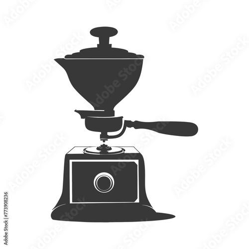 silhouette coffee grinder black color only