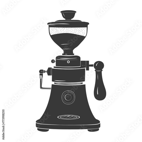 silhouette coffee grinder black color only