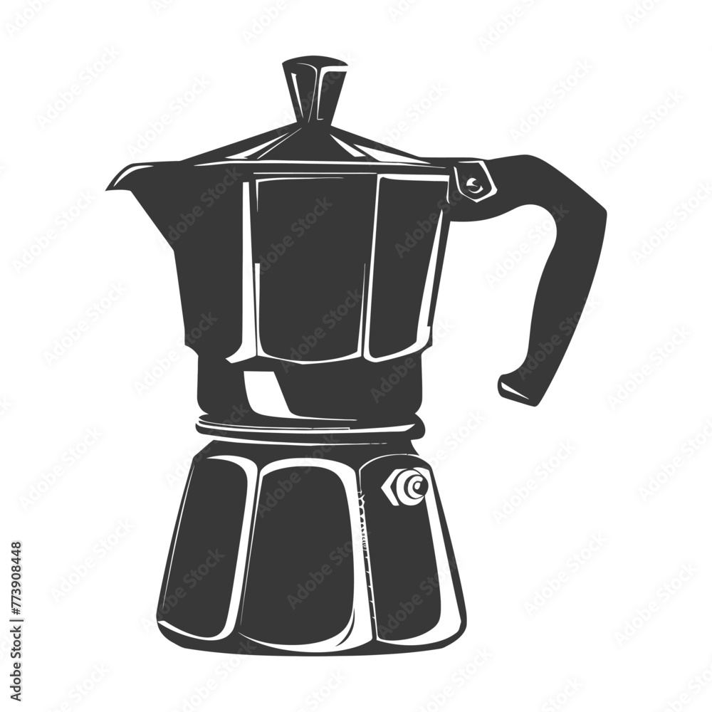 silhouette coffee maker black color only silhouette coffee maker black color only
