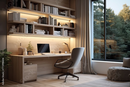 Adjustable Lighting, Ergonomic Seating, Stylish Atmosphere: Functional and Stylish Study Room Decors