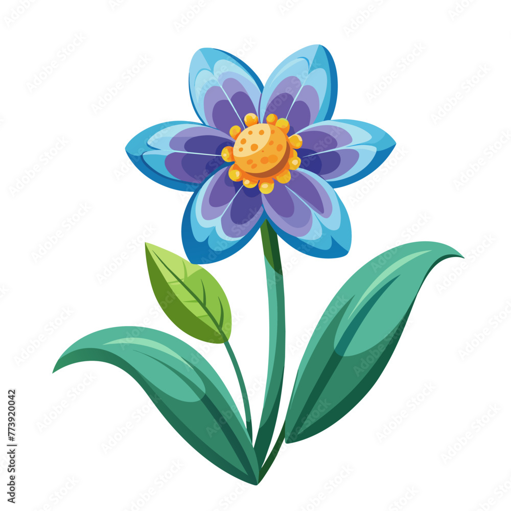 Abstract spring flower for card decor vector illustration Abstract spring flower for card decor vector illustration