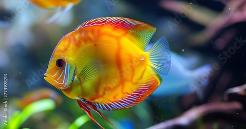 Aquarium Fish: Colorful and tranquil images of fish and aquarium setups.