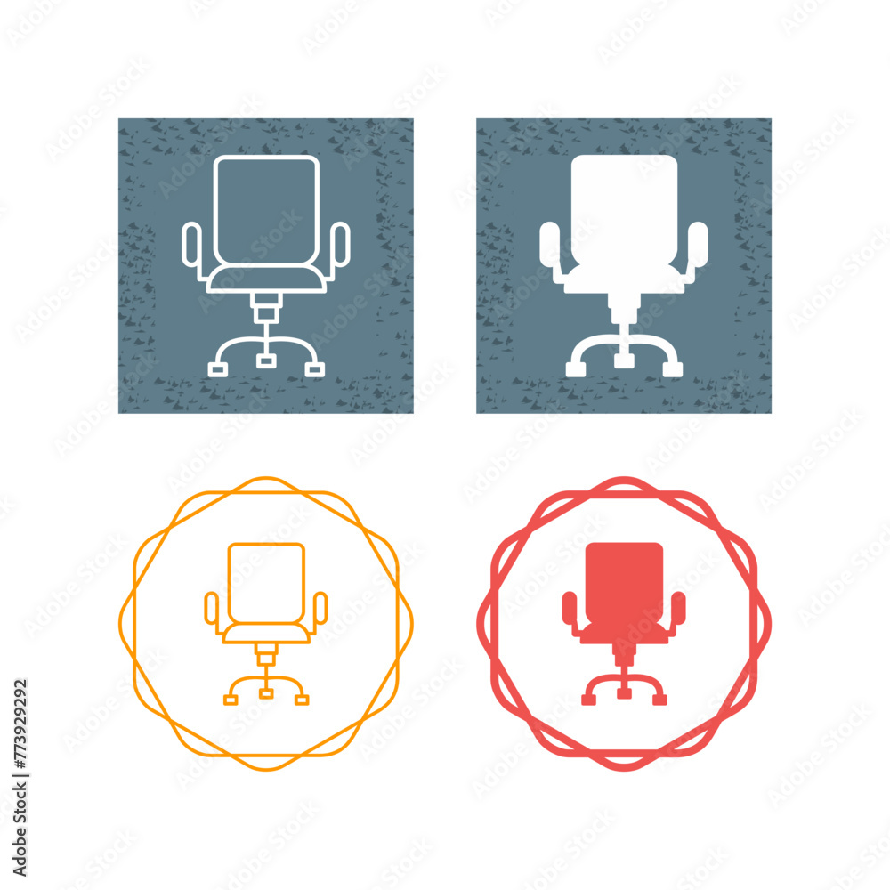 Office Chair Vector Icon Office Chair Vector Icon