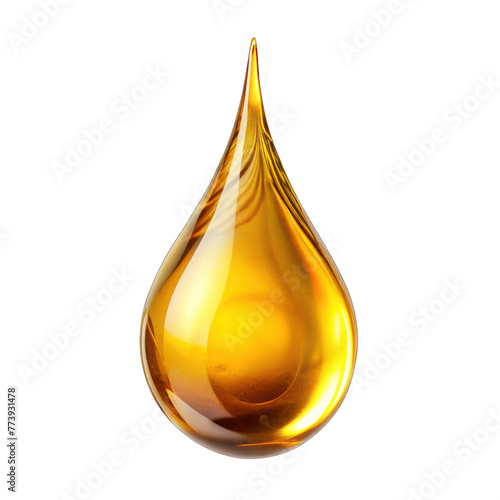 a oil drop isolated on transparent background. png