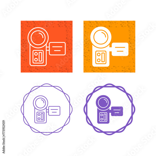 Video Camera Vector Icon
