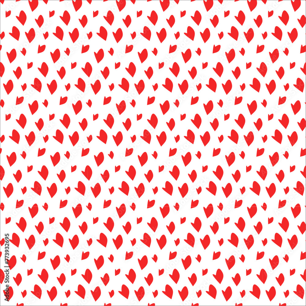 Simple Valentine's Hearts Background
