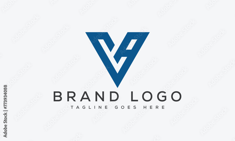 letter VA logo design vector template design for brand letter VA logo design vector template design for brand