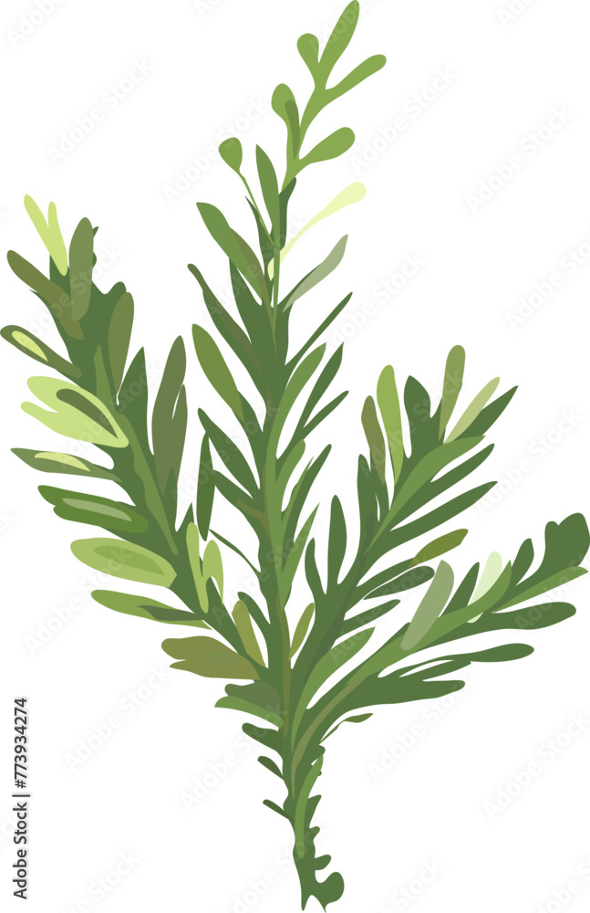 Fototapeta premium Tree illustration on transparent background. 