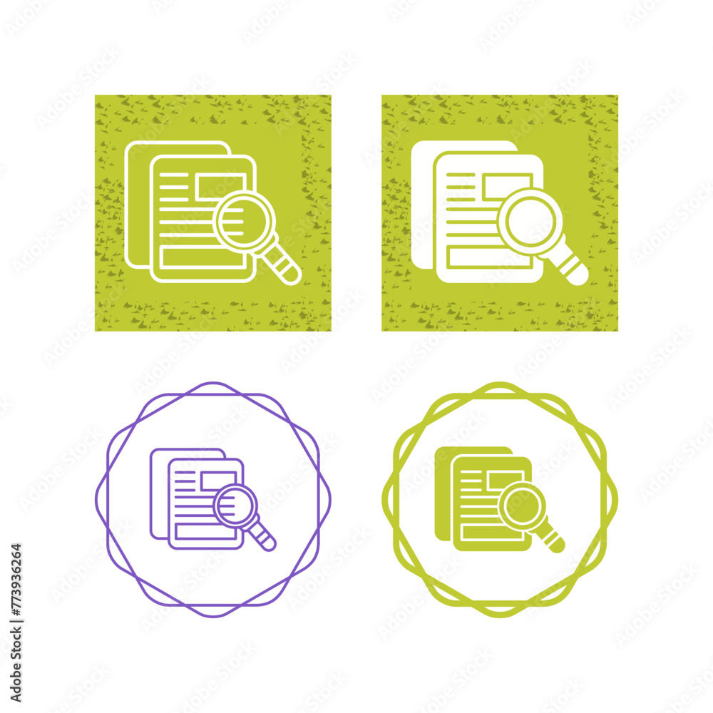 Research Vector Icon Research Vector Icon
