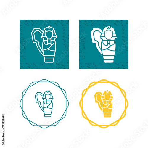 Sarcophagus Vector Icon