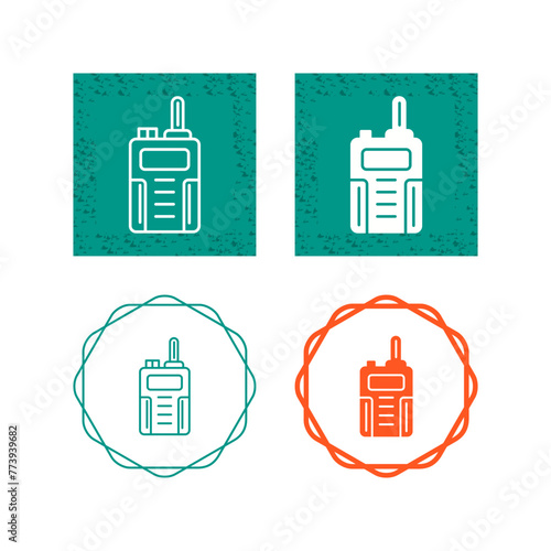 Walkie Talkie Vector Icon