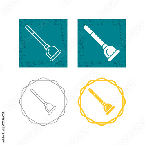 Plunger Vector Icon