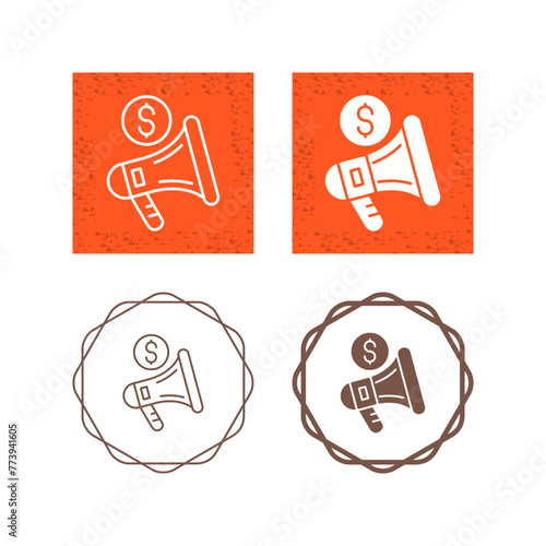 Sponsorship Vector Icon