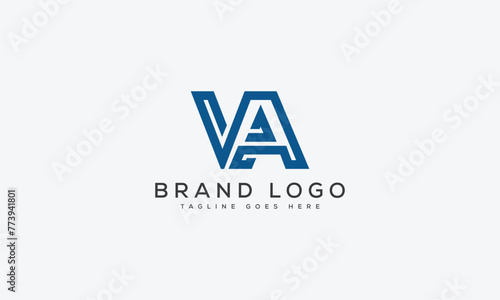 Free Download letter VA logo design vector template design for brand - GFXLoad