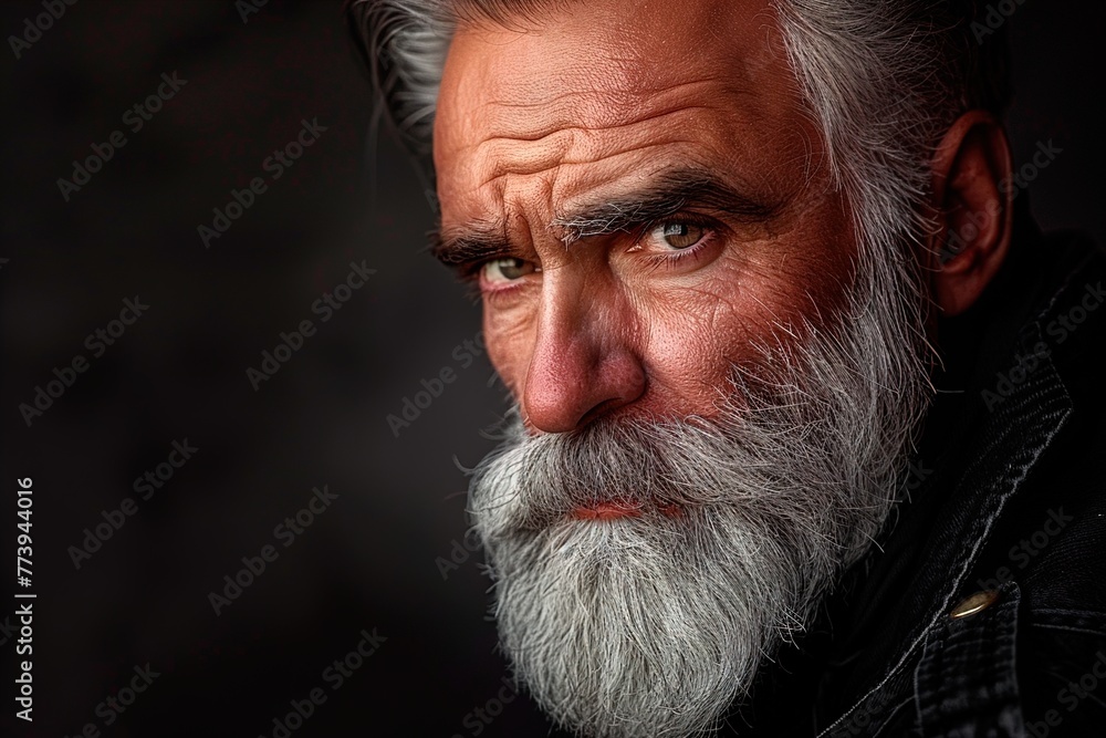 A man with a beard and glasses is looking at the camera A man with a beard and glasses is looking at the camera