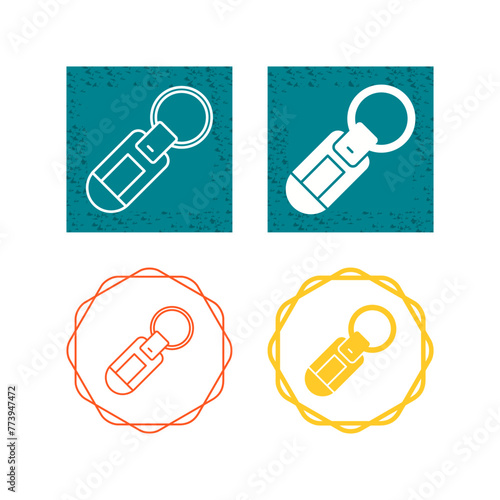 Keychain Vector Icon