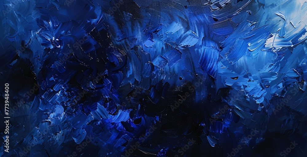 Aqua-Inspired Abstract A Monthly Artistic Expression Generative AI