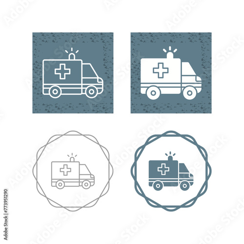 Ambulance Vector Icon