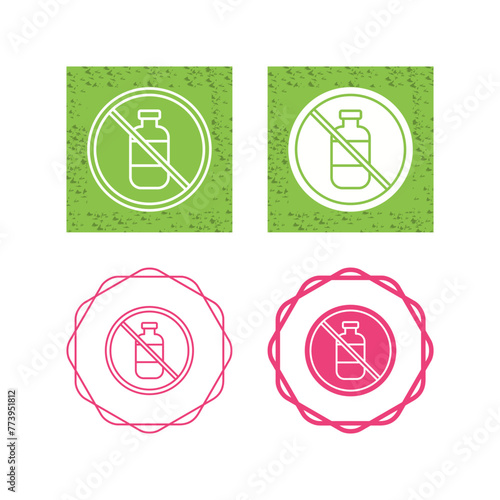 No Liquids Vector Icon