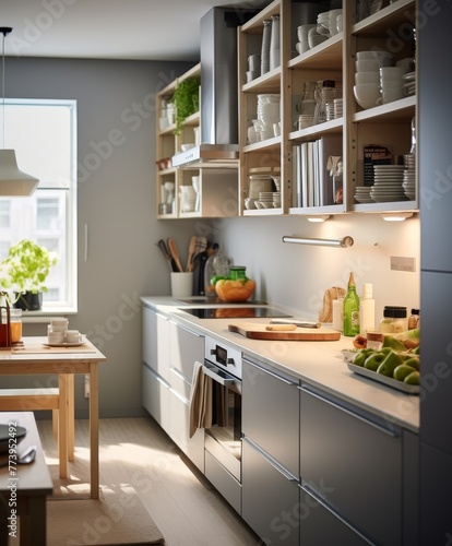 Spacious Kitchen With Abundant Countertop Area © Shakeel