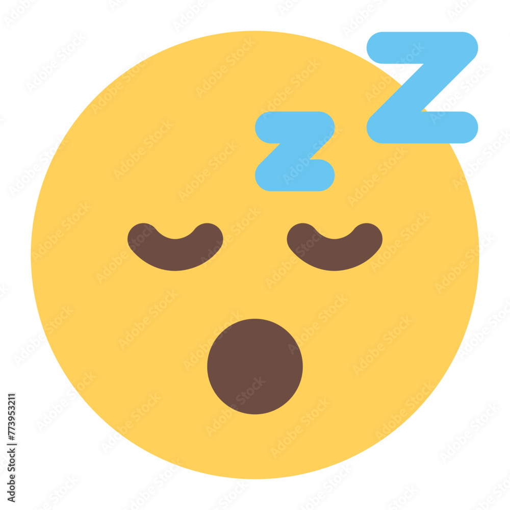 Fototapeta premium sleep icon for illustration