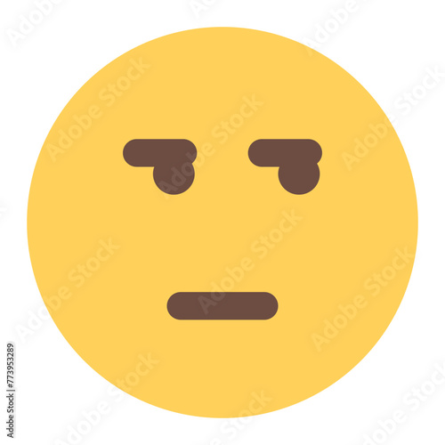 annoyed icon for illustration