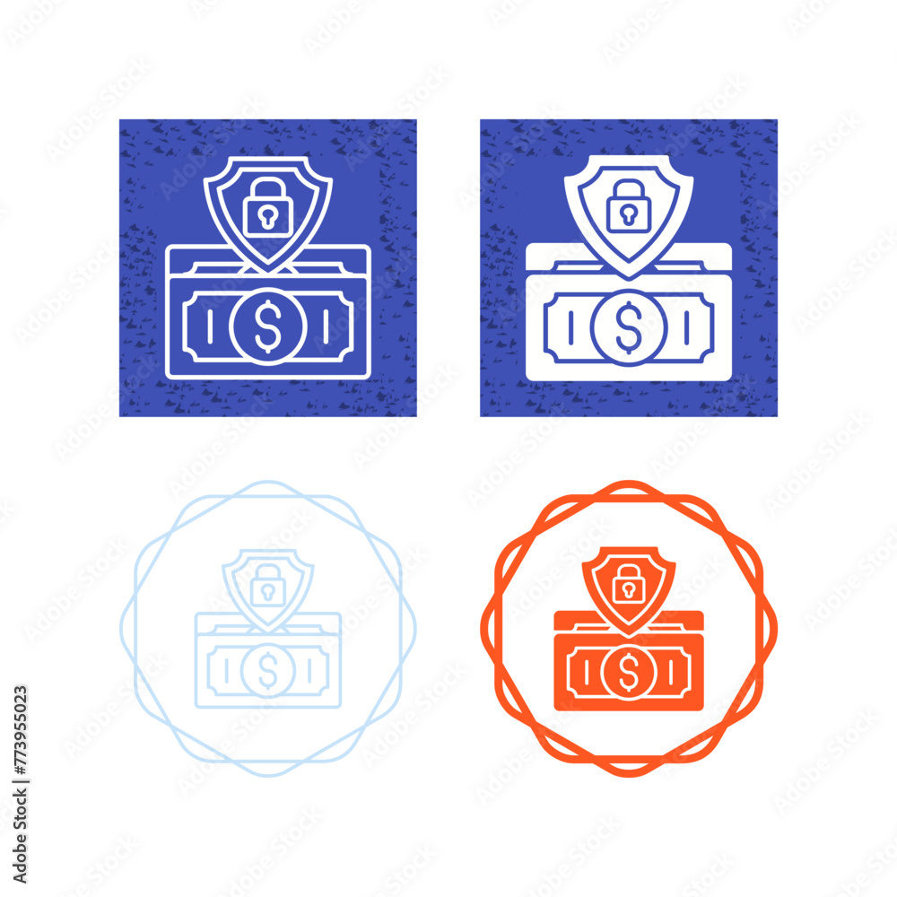 Money Protection Vector Icon Money Protection Vector Icon